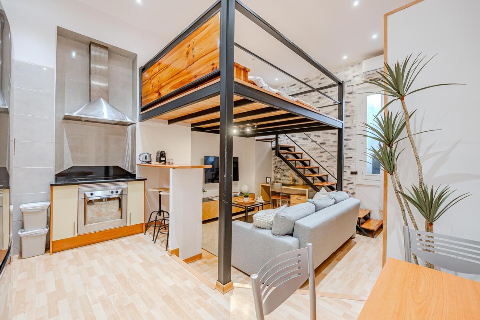 Increible Loft A 5 Min Del Retiro & Wizink Apartment มาดริด ภายนอก รูปภาพ