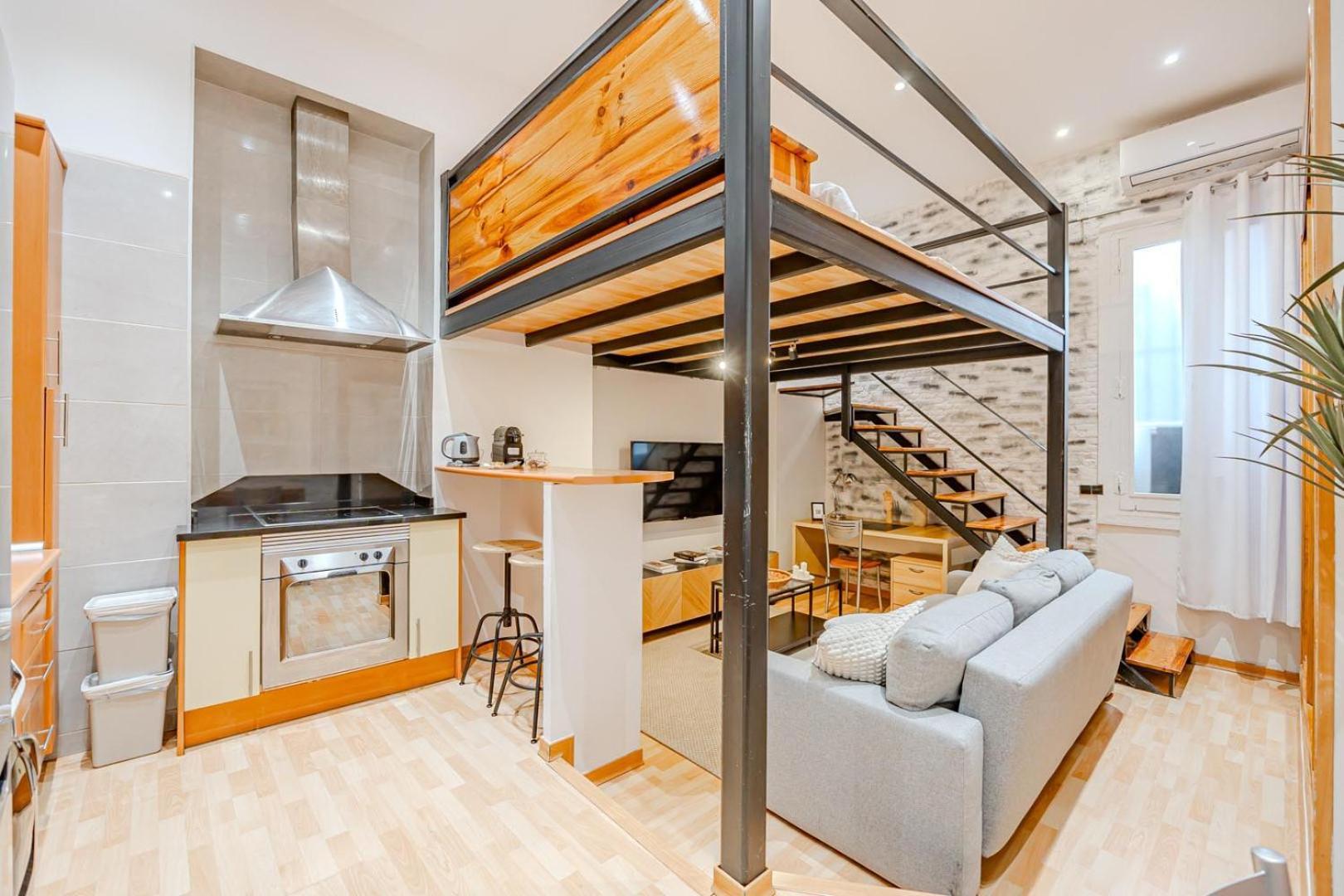 Increible Loft A 5 Min Del Retiro & Wizink Apartment มาดริด ภายนอก รูปภาพ
